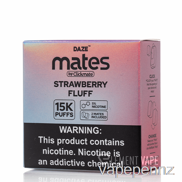 7 Daze Mate Pods Strawberry Fluff VAPE NZ